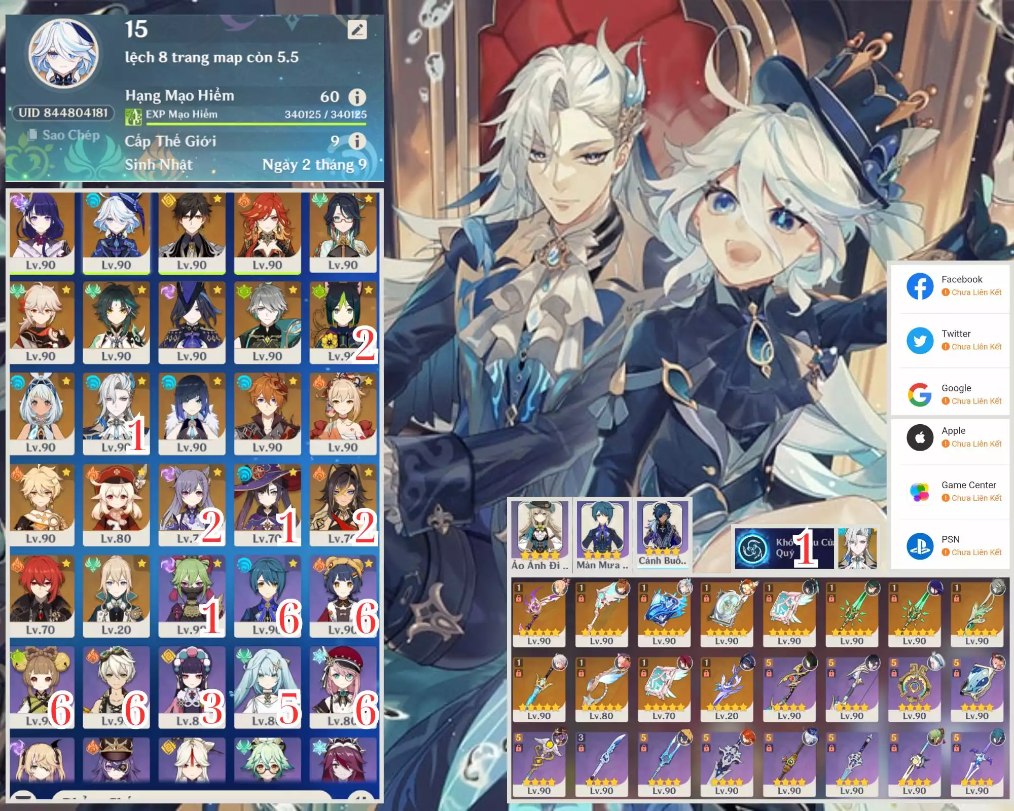 Ảnh acc Genshin